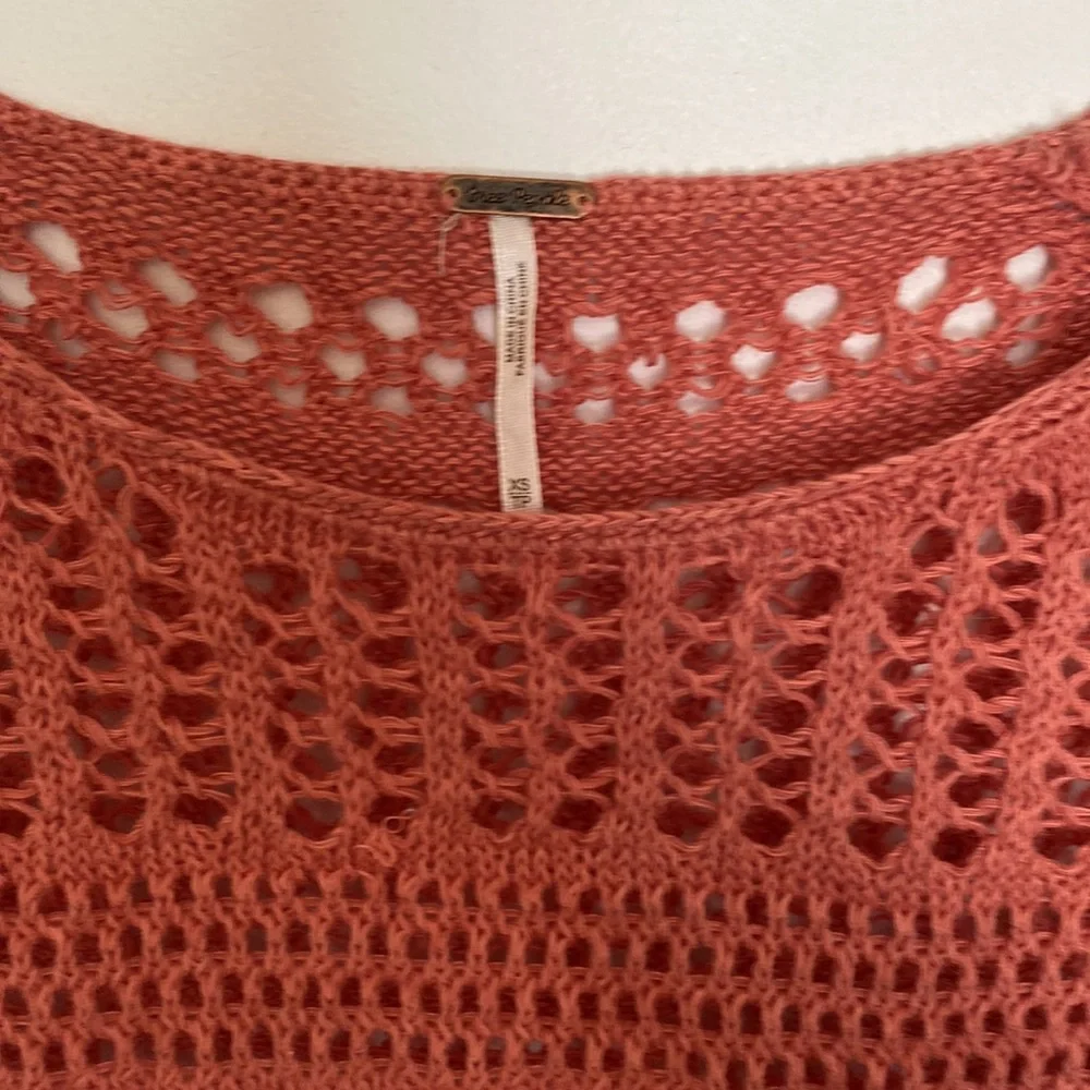 Free People Annabelle Crochet Pullover sweater - Picture 6 of 6